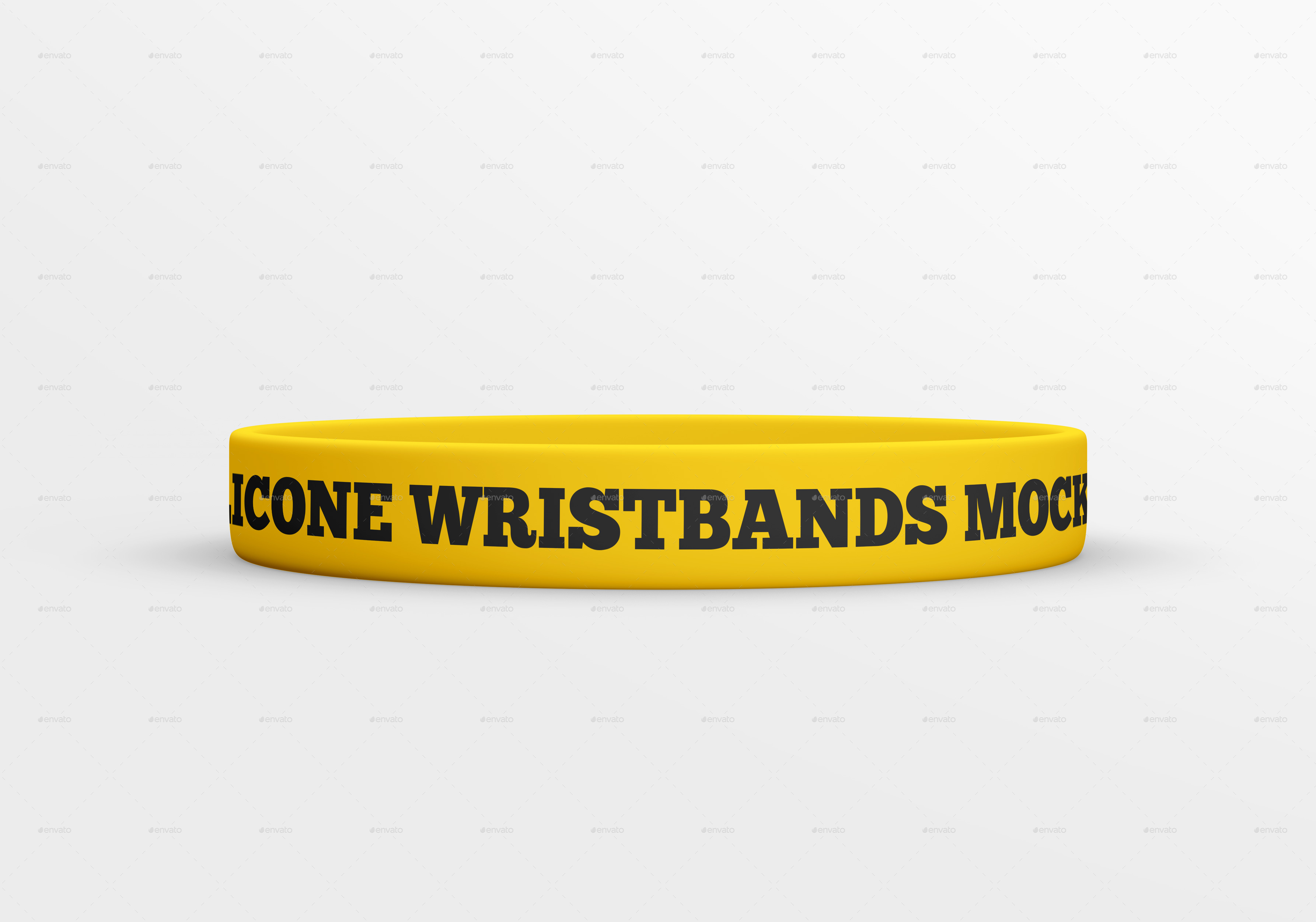 Silicone Wristbands Mockup Set 33074188