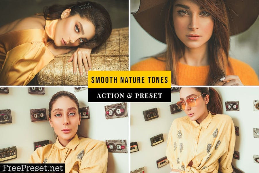 Smooth Nature Tones Action & Lightroom Preset NGQAV7W