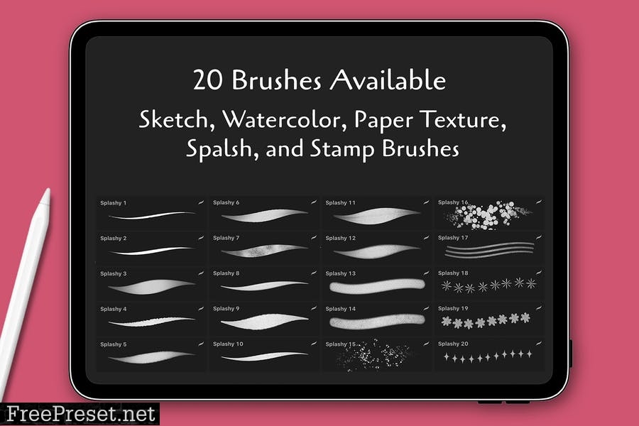 Spalshy Brush - Procreate Brushes 78RLTXA