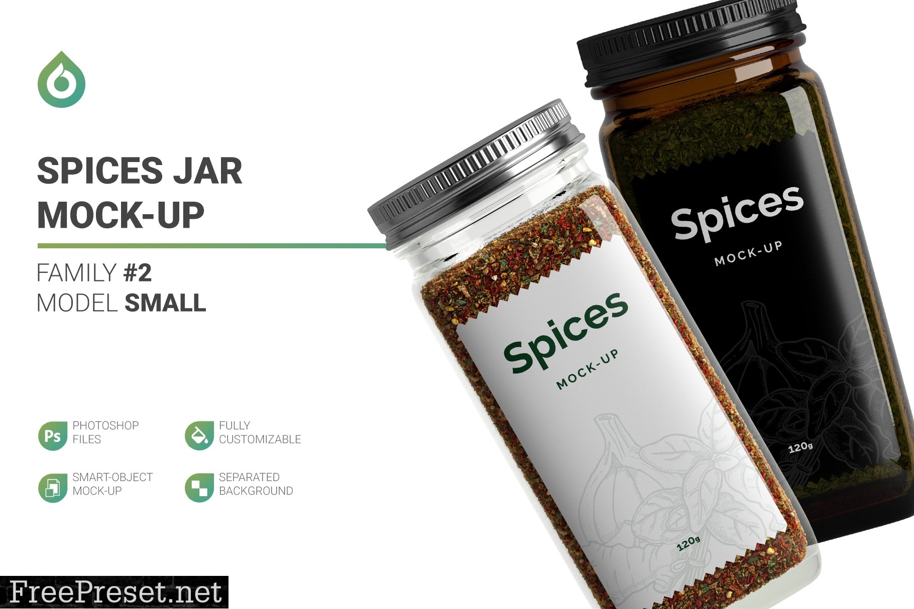 Spices Jar Mockup 5471675