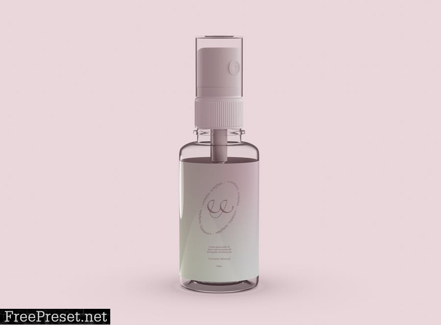 Spray Bottle Mockup FMDBBR7