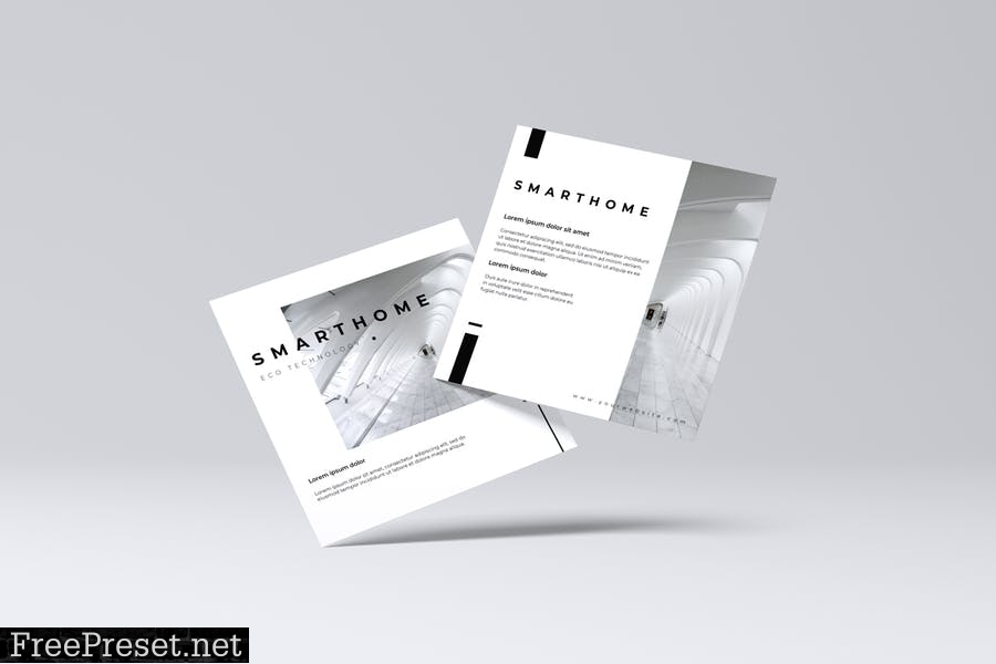 Square Flyer Mockup