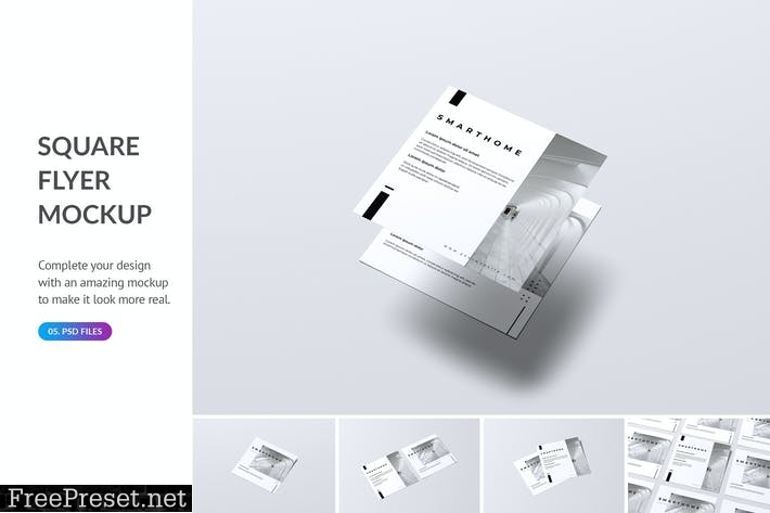 Square Flyer Mockup GD6993Z