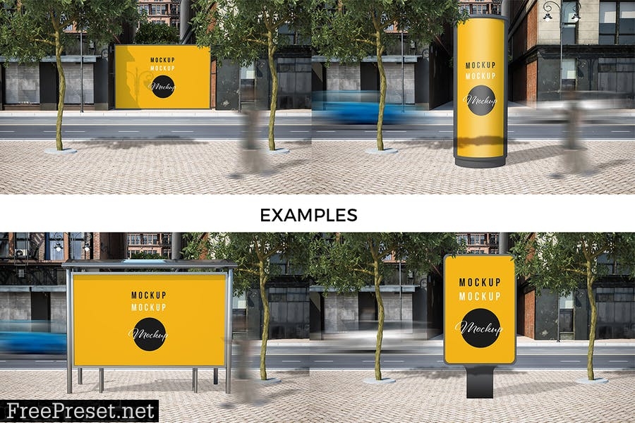 Street Advertising Scene Creator V95JLXF