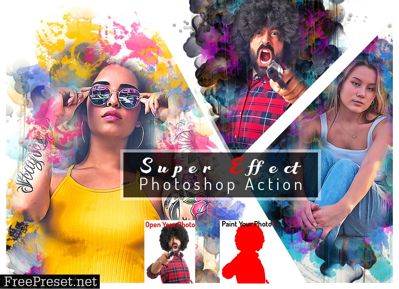 Super Effect Photoshop Action 6406333