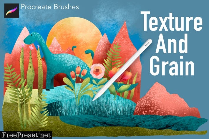 Texture and Grain Procreate Brushes G2AZDAY