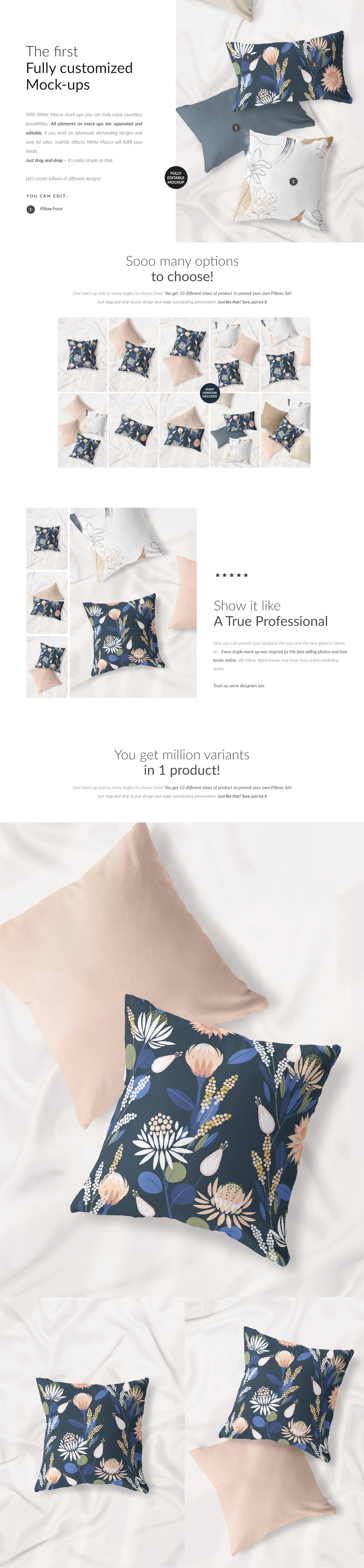 The Pillows & Bedsheet 2 Mock-ups 6133197