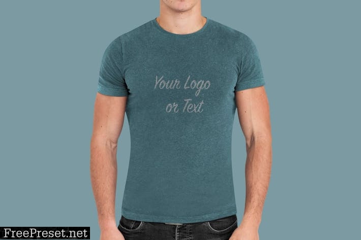 Tshirt logo mockup N9NSNTF