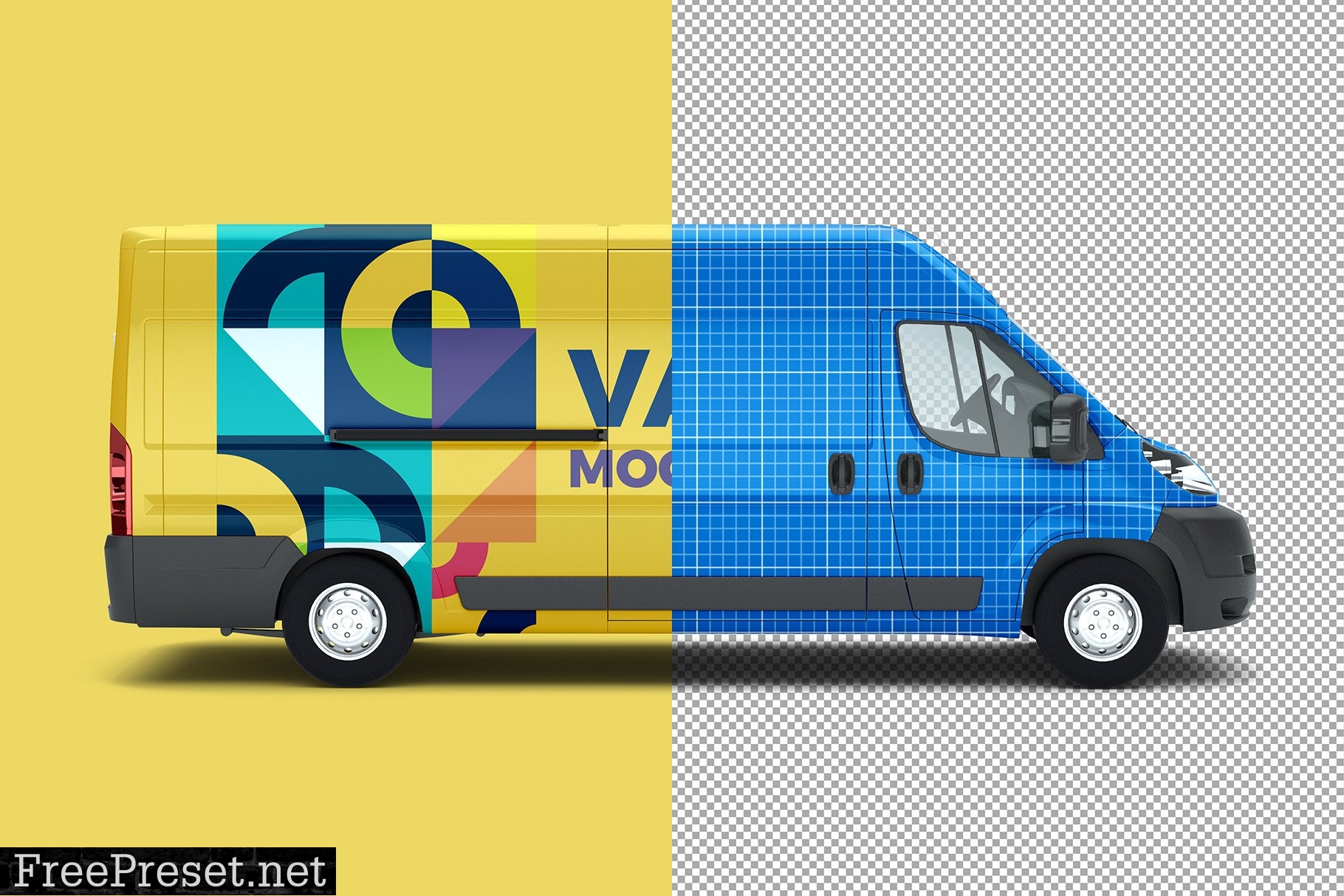 Van Mockup - 6 views 6202980