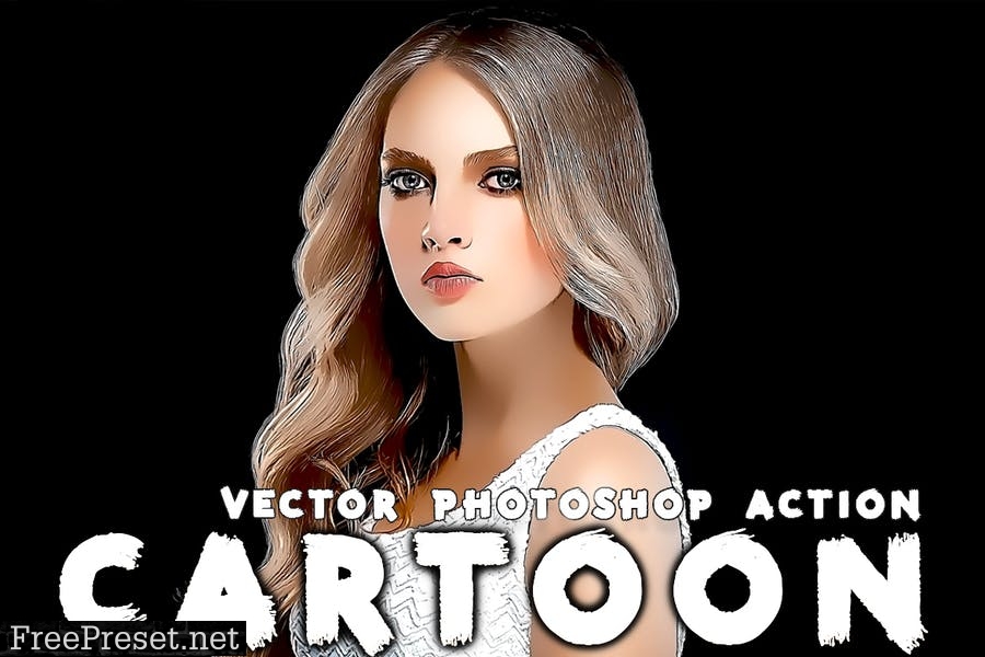 Vector Cartoon Photoshop Action
