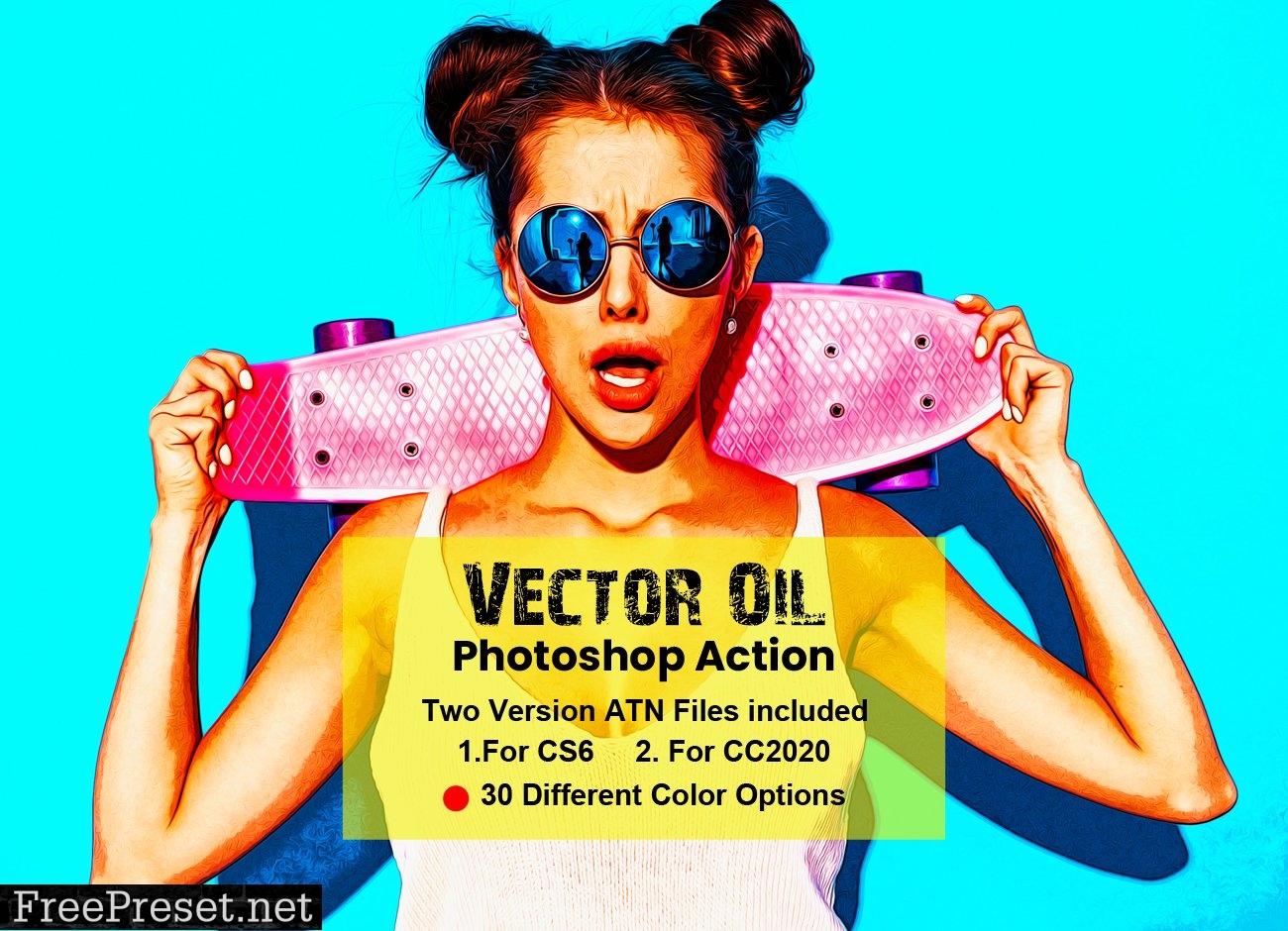 Vector Oil Photoshop Action 5637542