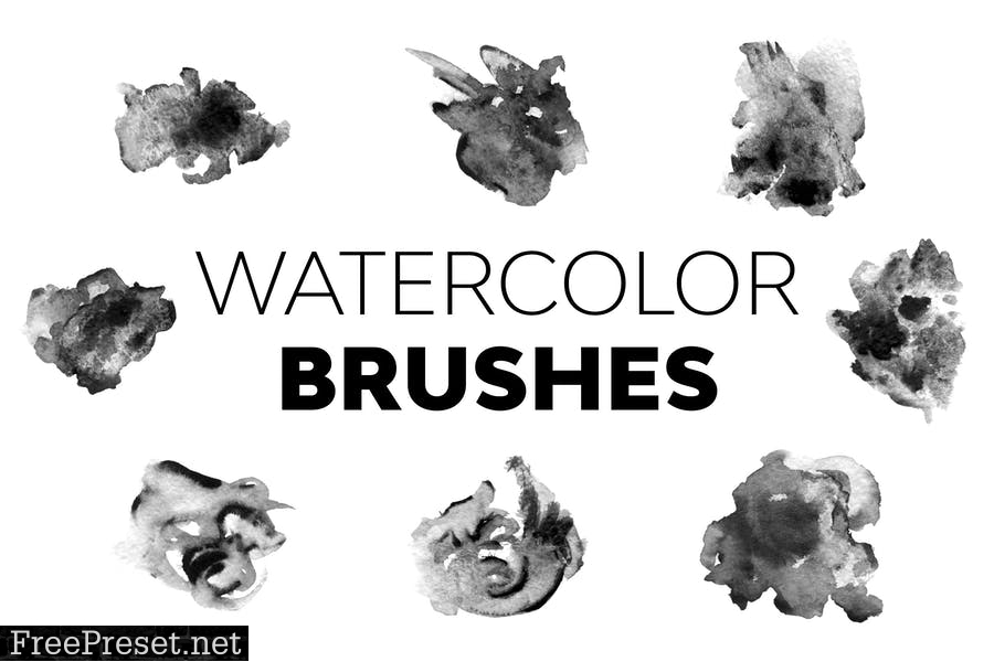 Watercolor Brushes PQ3JRUW