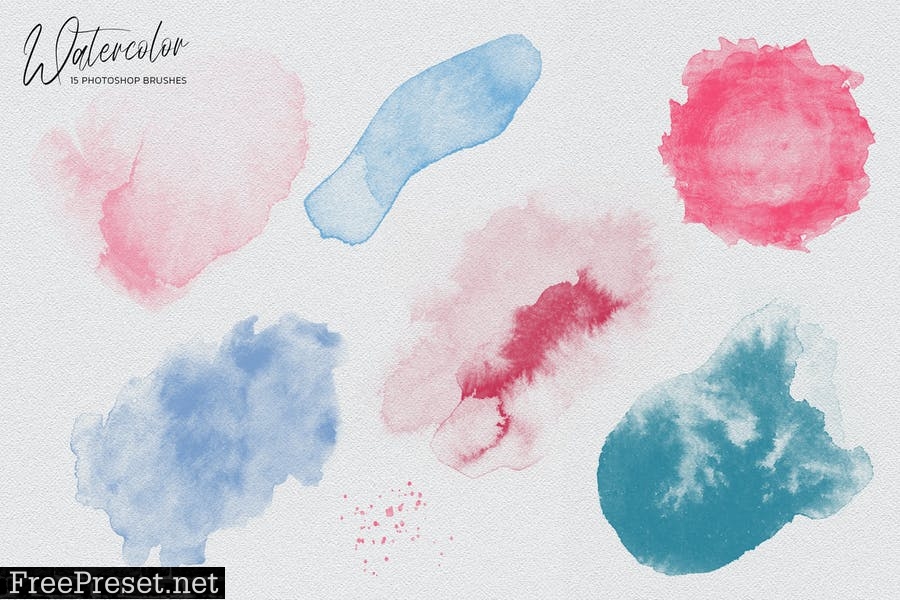 Watercolor Photoshop Brushes NHDCCG2