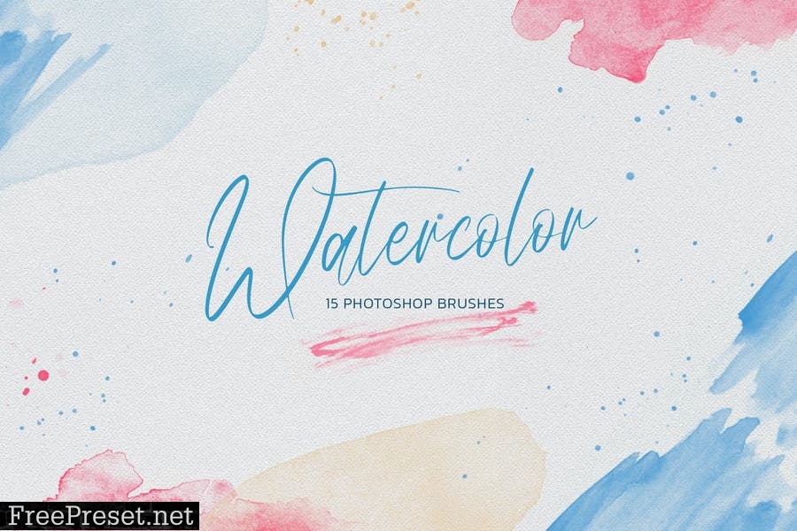 Watercolor Photoshop Brushes NHDCCG2