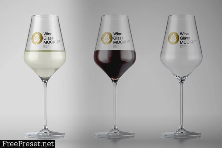 Wine Glass mockup QH3WYLX