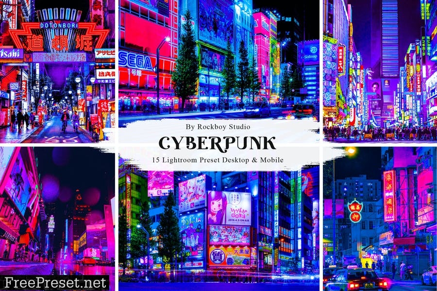 15 Cyberpunk Lightroom Presets