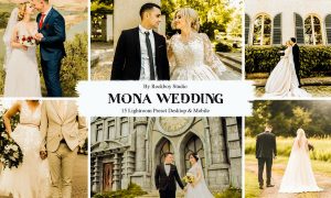15 Mona Wedding Lightroom Presets