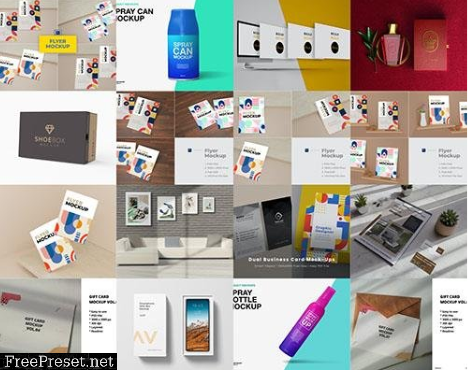 48 Different Mock-ups Bundle