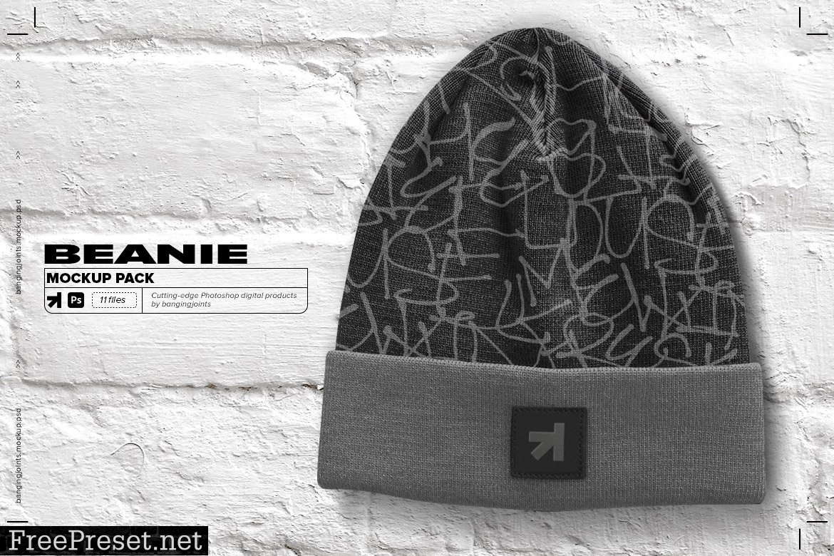 Beanie Mockups Set 6147172