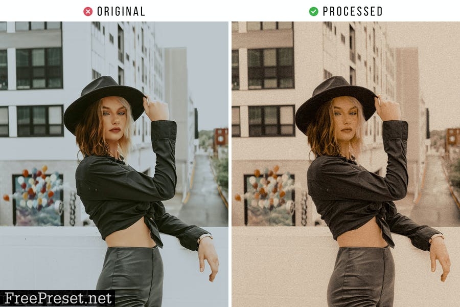 Brown Tones Action & Lightroom Preset