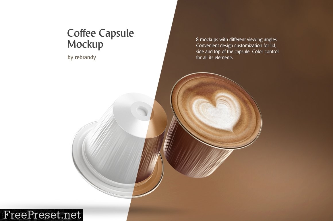 Coffee Capsule Mockup 4469791