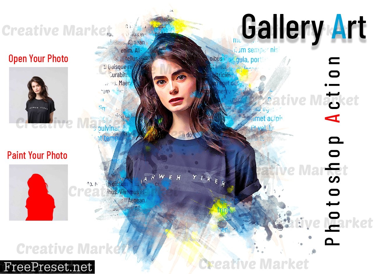 Gallery Art Photoshop Action 6514126