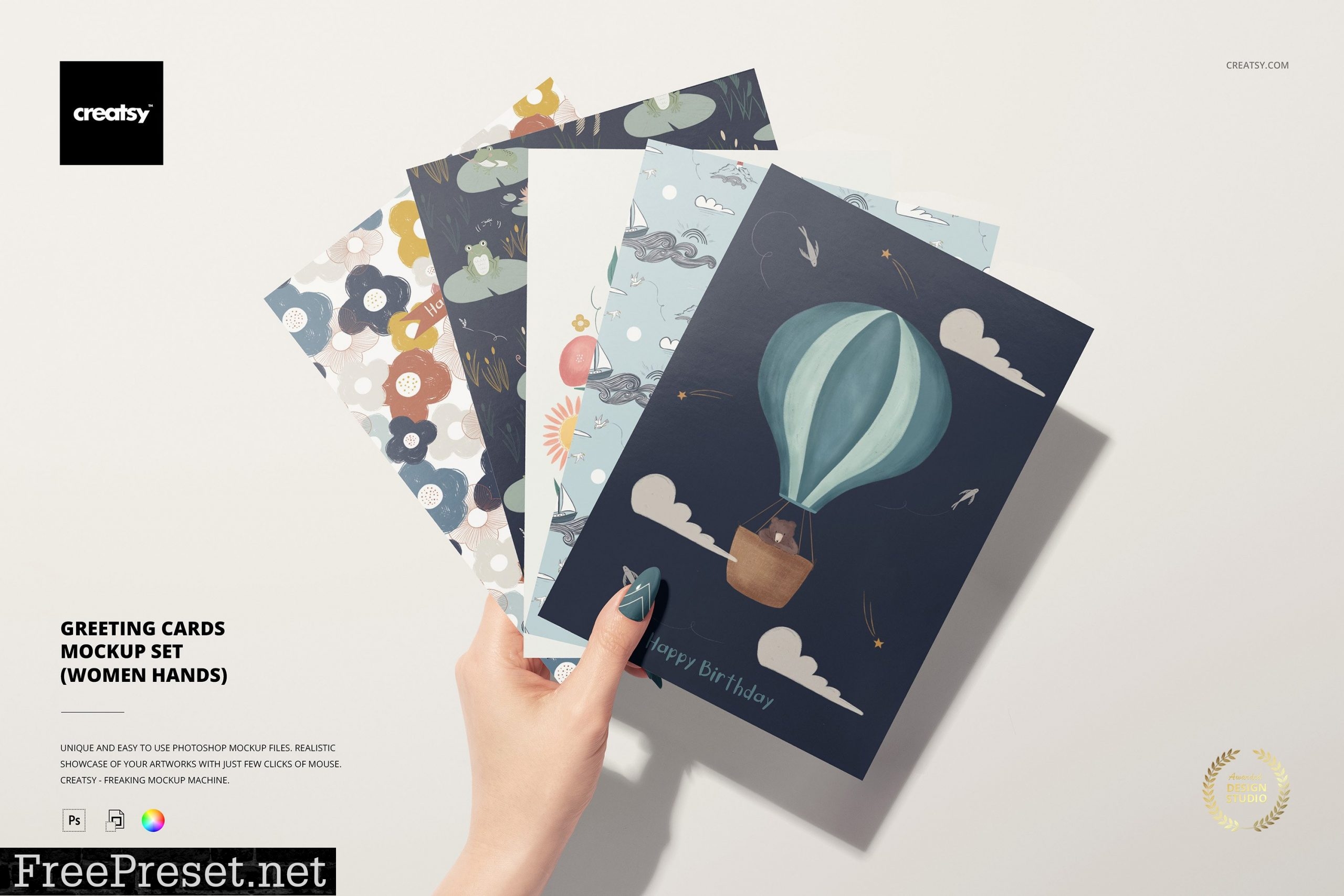 Greeting Cards Mockup Set 6346131