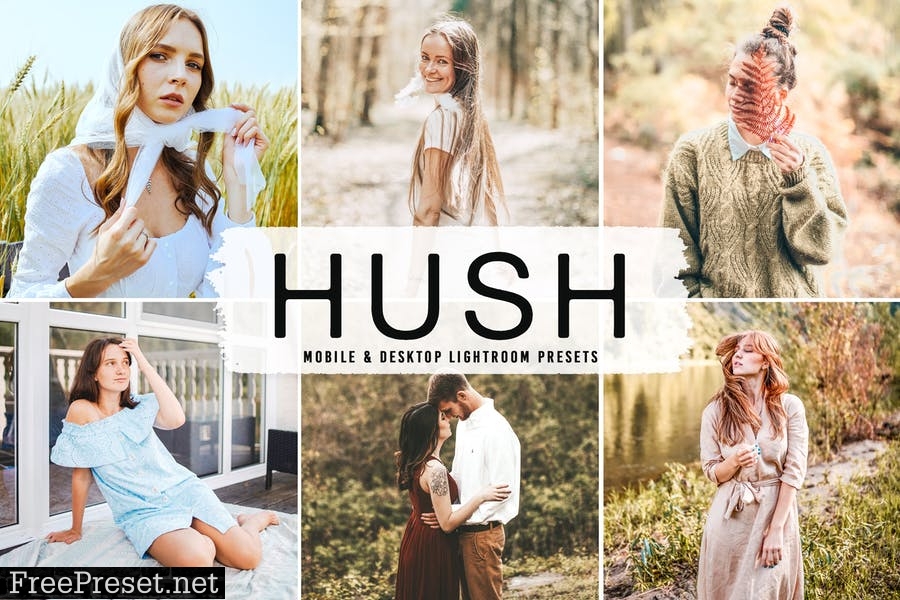 Hush Mobile & Desktop Lightroom Presets