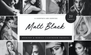 Lightroom Presets - Matte Black