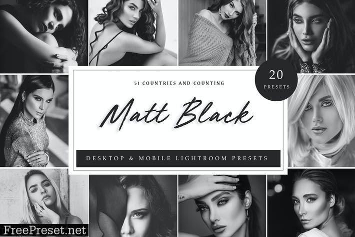 Lightroom Presets - Matte Black