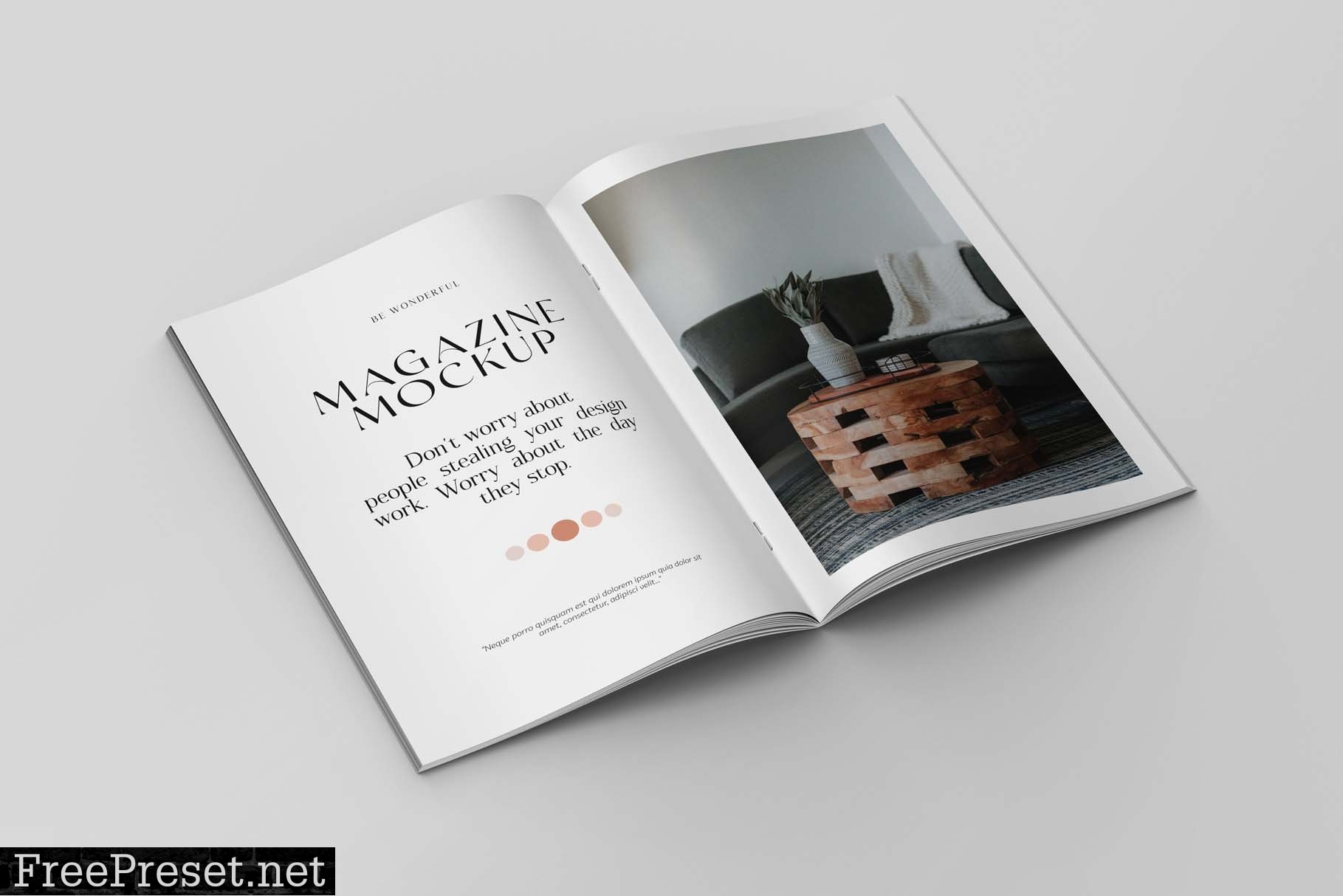 Magazine - A4 Brochure Mockups 6428586