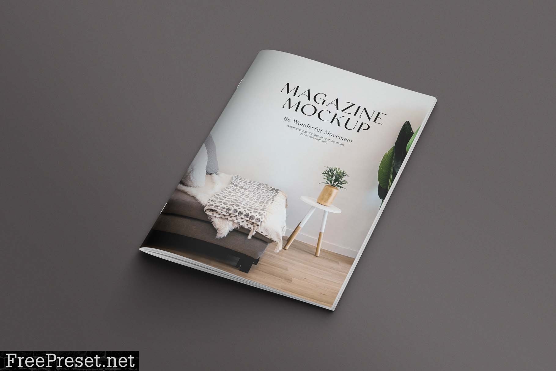 Magazine - A4 Brochure Mockups 6428586
