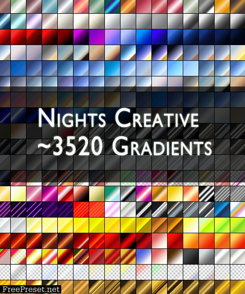 Nights Creative - 3520+ Gradients for Photoshop