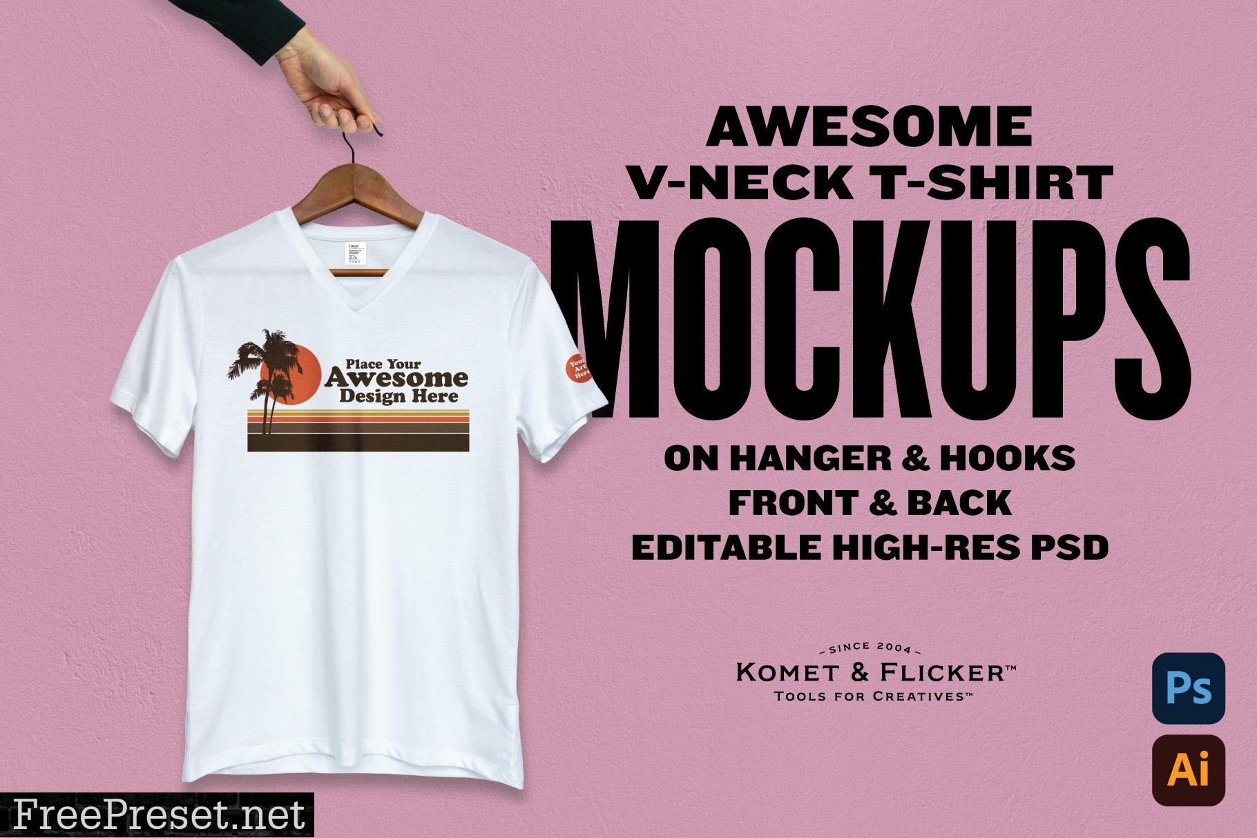 Realistic Blank T-shirt Mockups 5789380