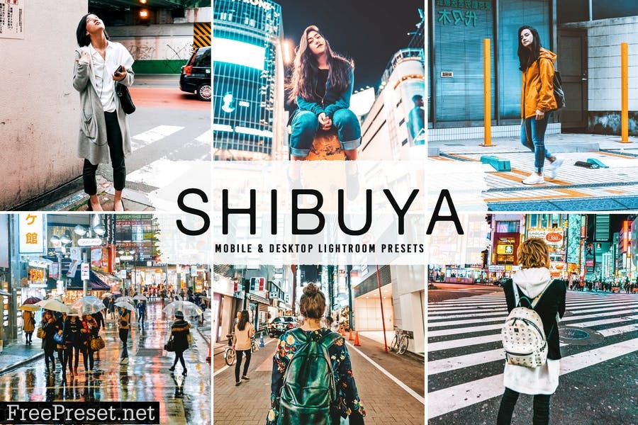 Shibuya Mobile & Desktop Lightroom Presets