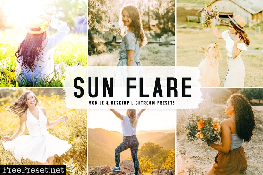 Sun Flare Mobile & Desktop Lightroom Presets V2