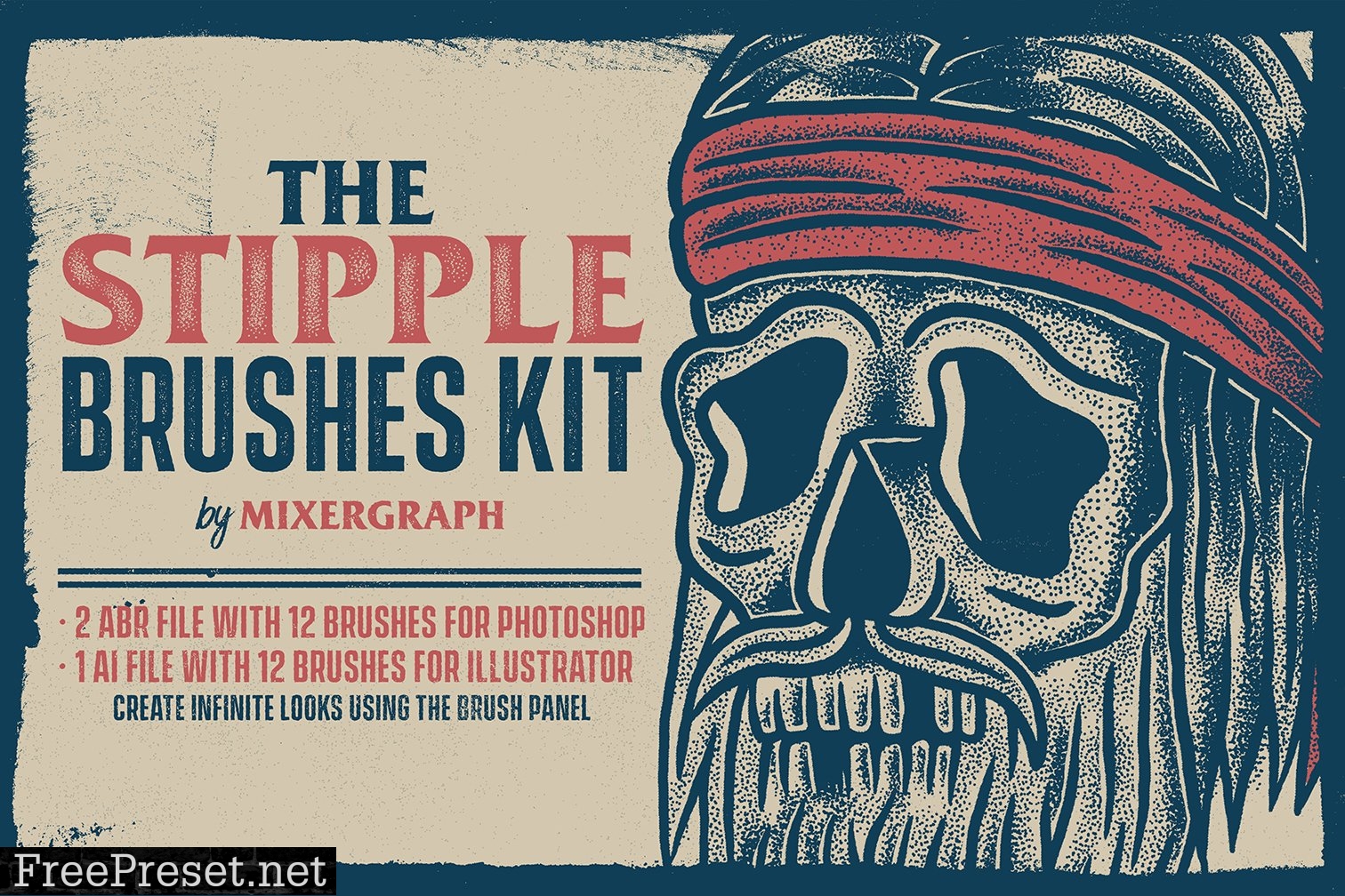 The Stipple Brushes Kit 2035745