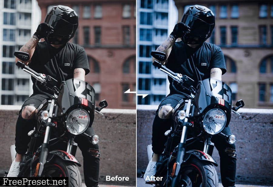 Actions Photoshop & Presets - Steel Dark Style