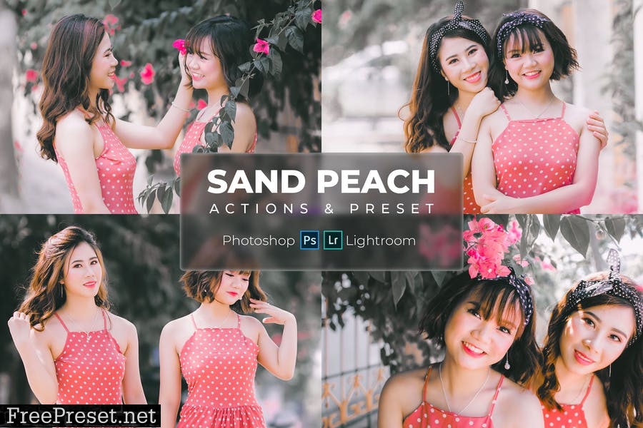 Actions & Presets - Sand Peach Style