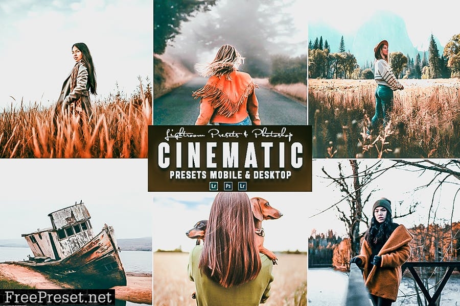 Cinematic Photoshop Action & Lightrom Presets