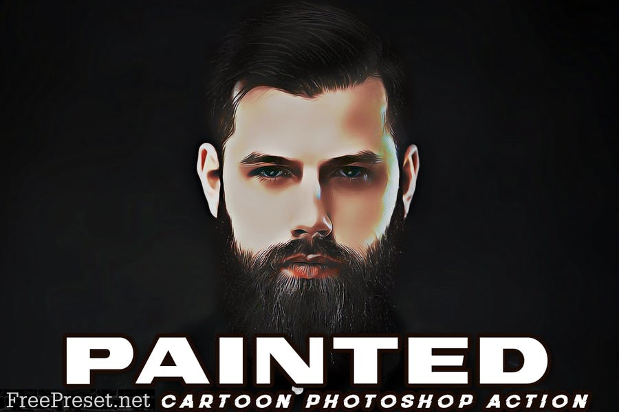 Digital Painted Photoshop Action