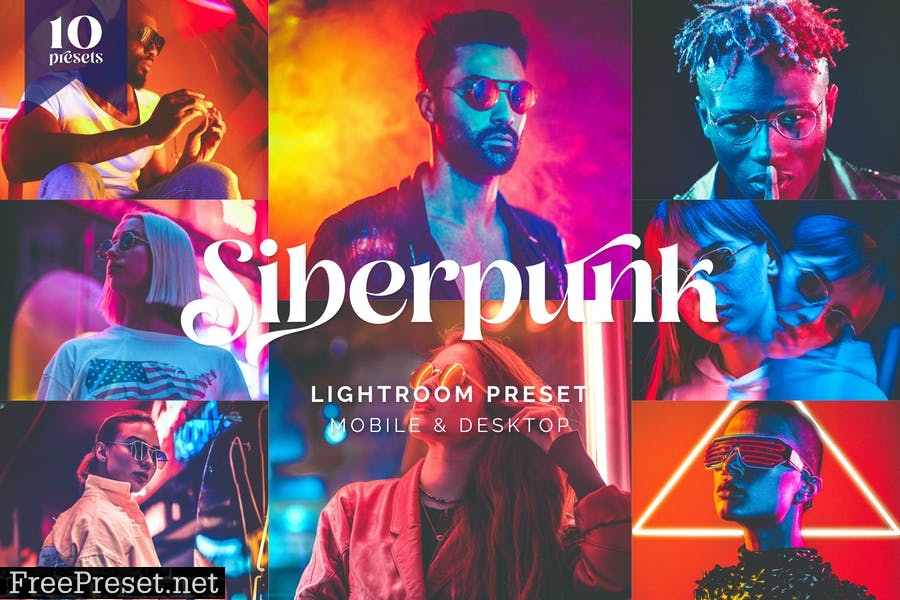 Lightroom Presets - Cyberpunk Style Effect - TW