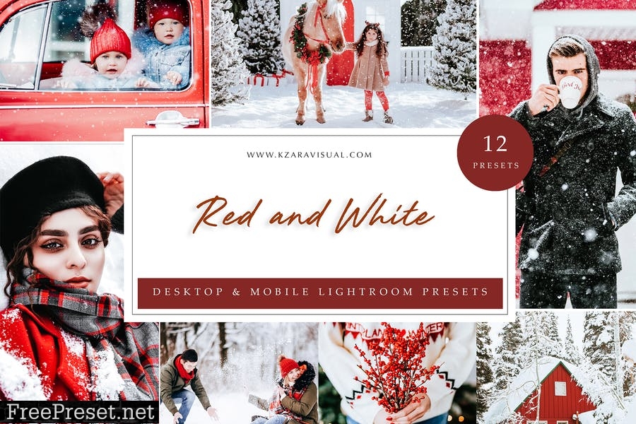 Lightroom Presets - Red and White