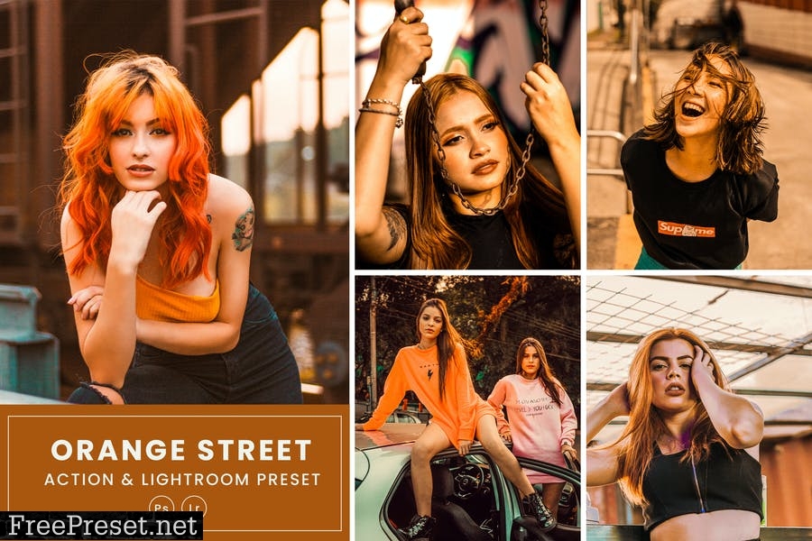 Orange Street Action & Lightrom Presets