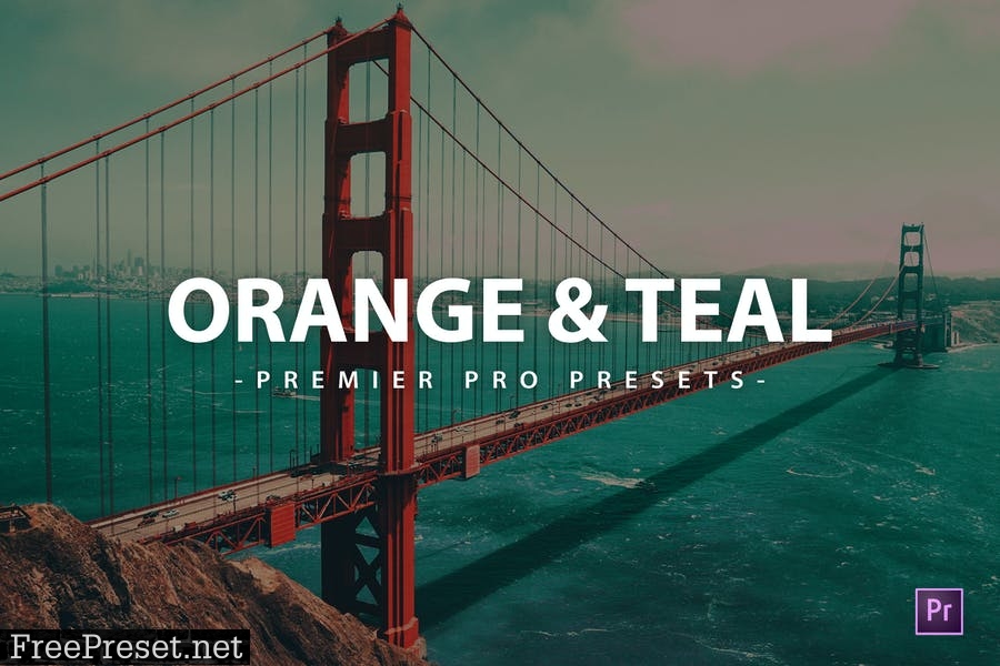 Orange & Teal Premier Pro Video Presets
