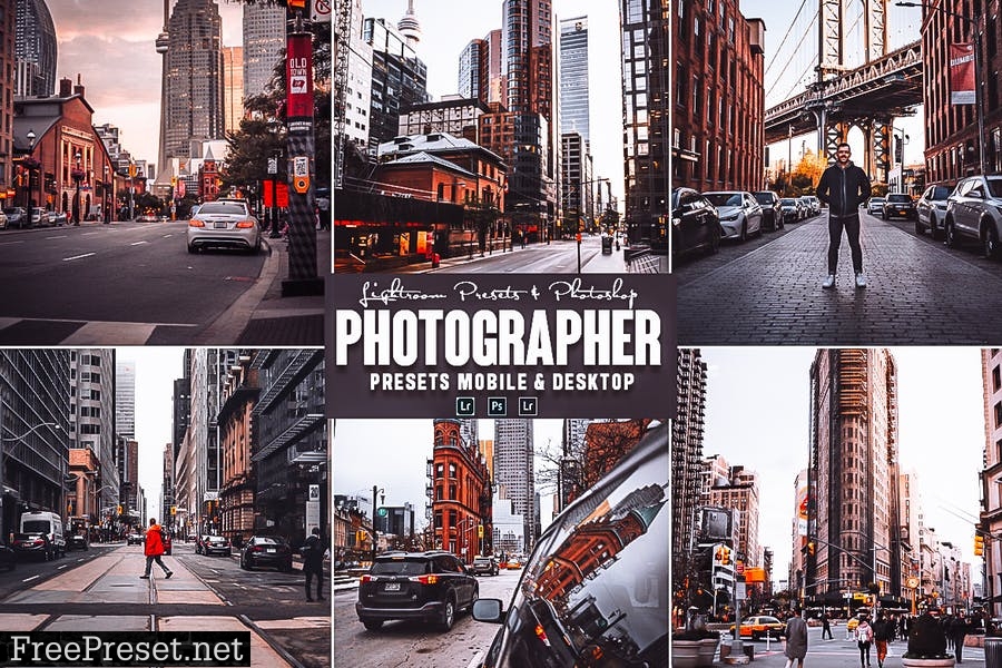 Photographer Photoshop Action & Lightrom Presets