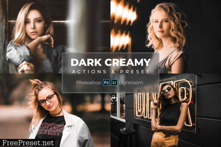 Preset & Action Dark Creamy Tone
