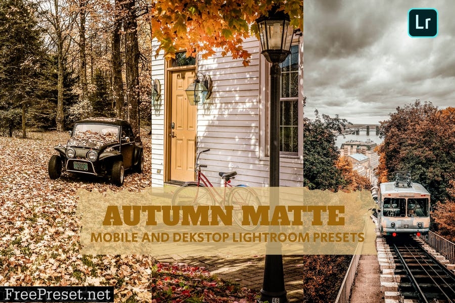Autumn Matte Lightroom Presets Dekstop and Mobile