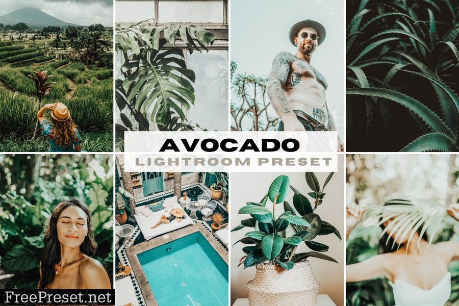 Avocado - Greenish Foliage Mobile Lightroom preset