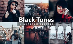 Black Tones Lightroom Preset